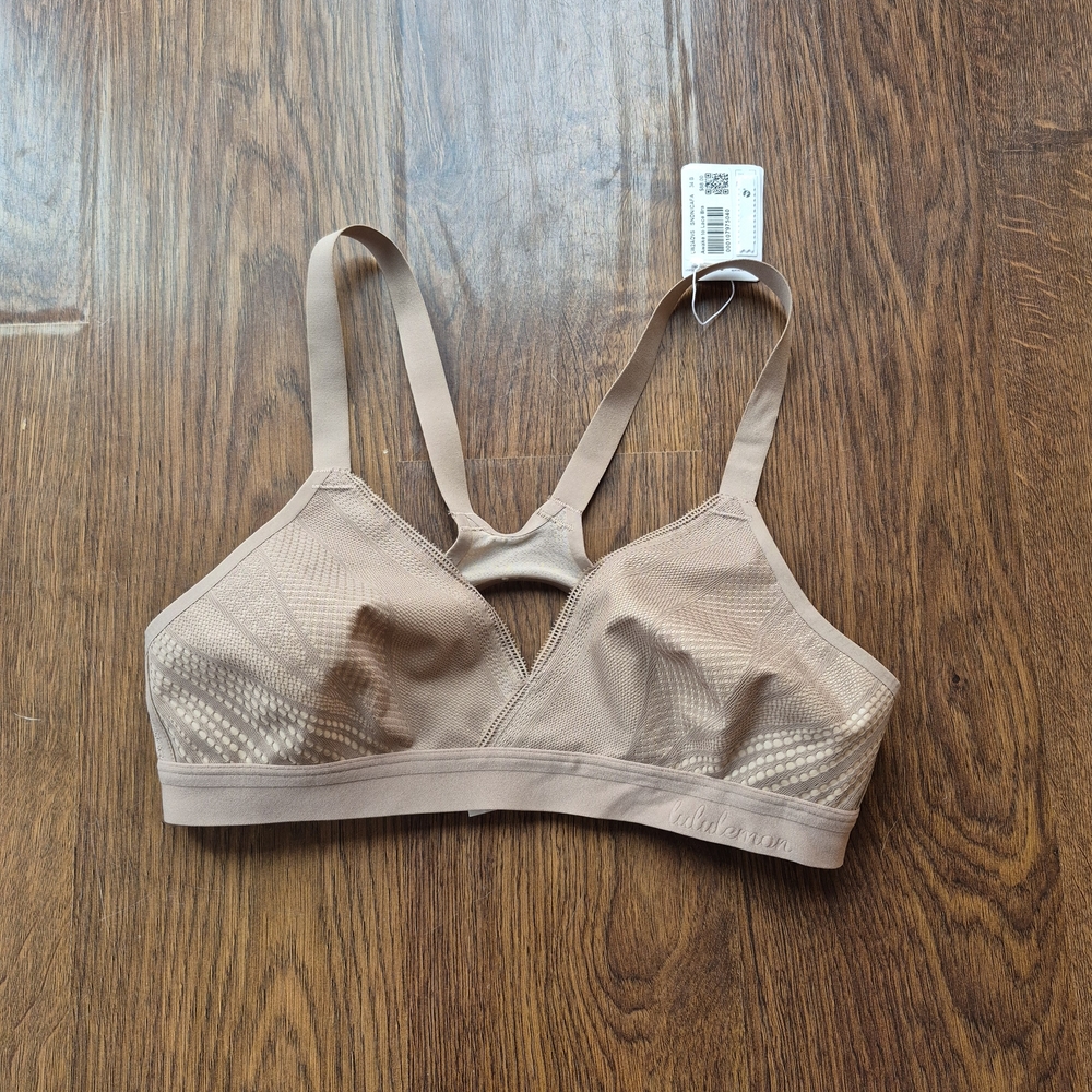Lululemon Awake To Lace Bra 34B Tan/Nude NWT